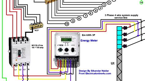 electric meter box installed|electrical meter wiring diagram.